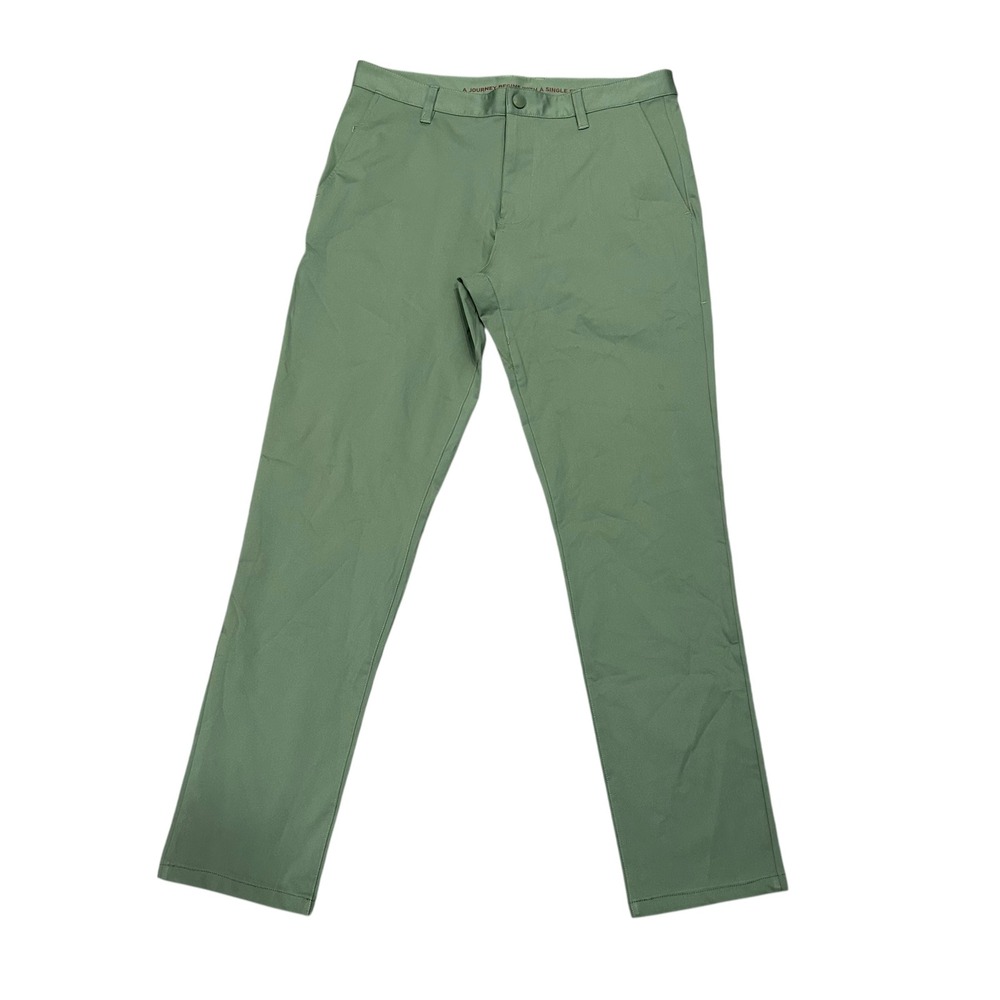 Rhone Commuter Pants Mens 32 Sage Green Slim Fit Performance Chino 100036